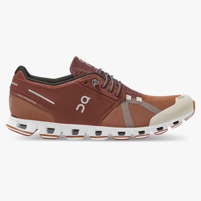 ON Cloud 70 | 30 Mens - Men's Road Running Shoes NZ-58293 Brick/Pecan